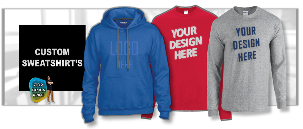 Print your Printed Sweatshirts with your logo