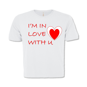 Open image in slideshow, I&#39;M IN LOVE WITH U GRAPHIC T-SHIRT  | KID&#39;S T-SHIRT | STOP DESIGN PRINT
