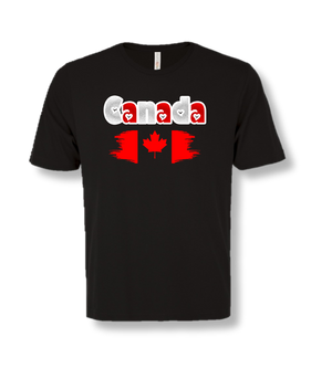 Open image in slideshow, CANADA FLAG T-SHIRT | MEN T-SHIRT | CANAD&#39;S BEST CUSTOM FLAG T-SHIRT 
