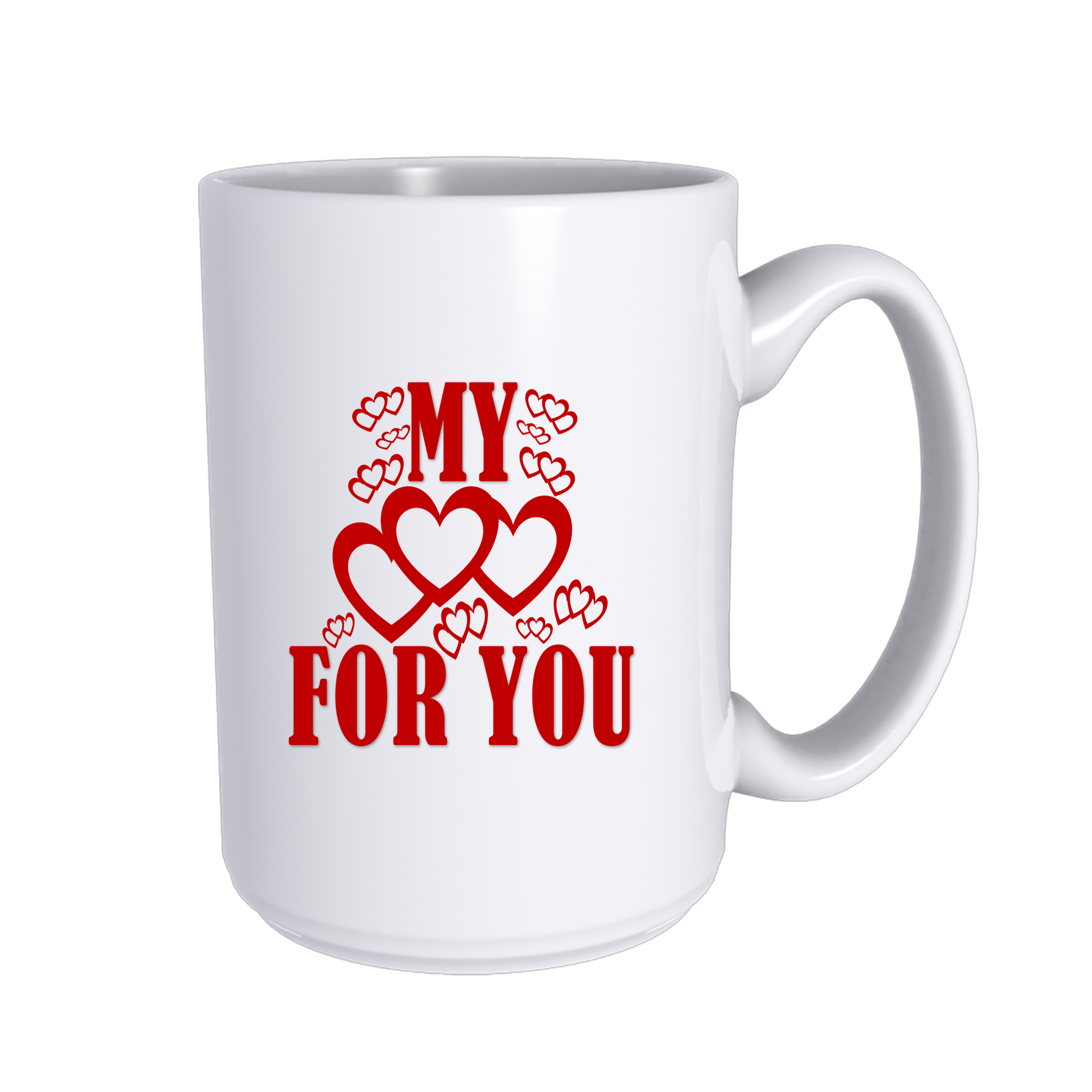 MY HEART FOR YOU MUG | LOVE SAYING MUGS SET_VALENTINE'S DAY BEST GIFTS
