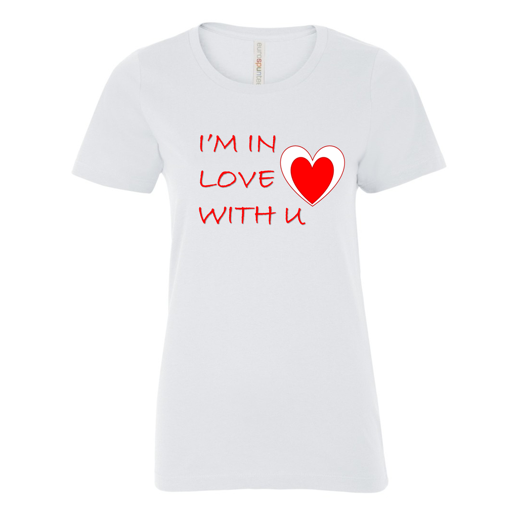 I'M IN LOVE WITH YOU GRAPHIC T-SHIRT | VALENTINE'S DAY GIFTS | STOP DESIGN PRINT