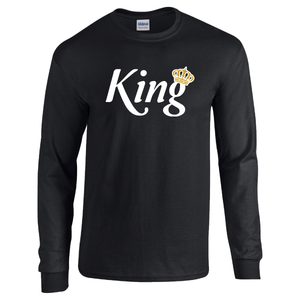 Open image in slideshow, KING LONG SLEEVE | KING &amp; QWEEN LONG SLEEVE | CUSTOM FAMILY GIFTS

